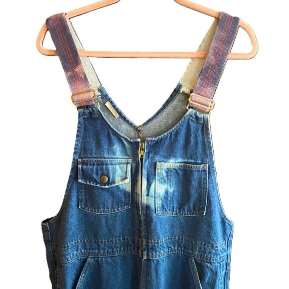 Vintage denim utility boiler suit overalls jumpsuit by J B Goodhue, distressed - Picture 2 of 16
